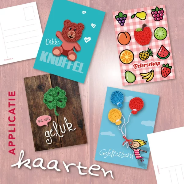 CuteDutch - Patroonboekje Wenskaarten Haken