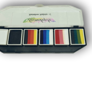 Splitcake pallet - 6 kleuren - Rainbow C