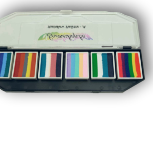 Splitcake pallet - 6 kleuren - Rainbow A