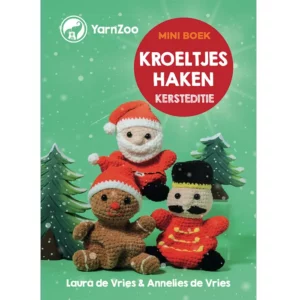 Mini Haakboek Kroeltjes: Kersteditie- L. en A. de Vries